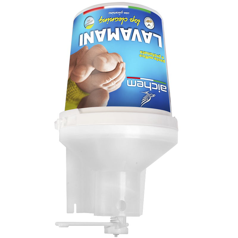 Soporte Dispensador de Pared para Pasta Lavamanos AICHEM (dosificación higiénica)