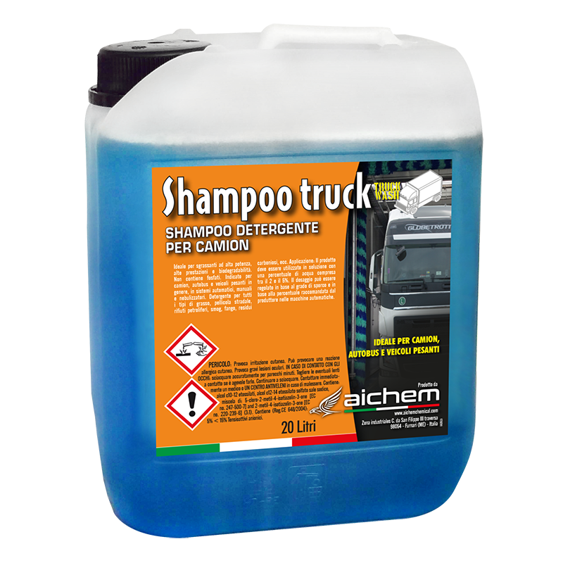 SHAMPOO TRUCK – Champú Detergente Desengrasante para Camiones y Vehículos Pesados (Sin Fosfatos)