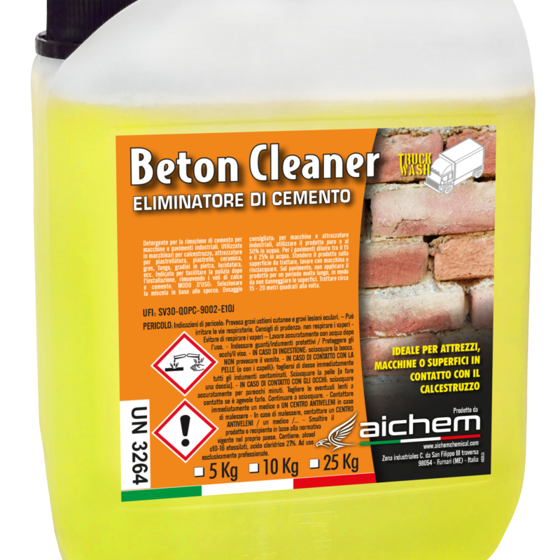 BETON CLEANER – Quitacemento Concentrado (Máquinas