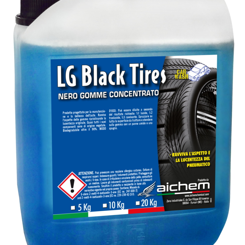 BLACK TIRES – Negro Gomas Profesional (Revive y da brillo a neumáticos)