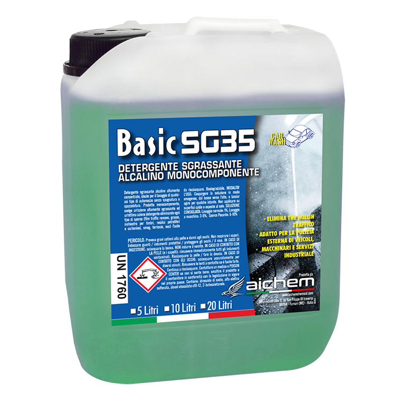 BASIC SG 35 – Desengrasante Alcalino Concentrado Monocomponente (Aroma Uva)