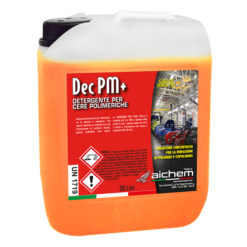 DEC PM+ – Detergente Eliminador de Ceras Poliméricas (Polímeros y Copolímeros)