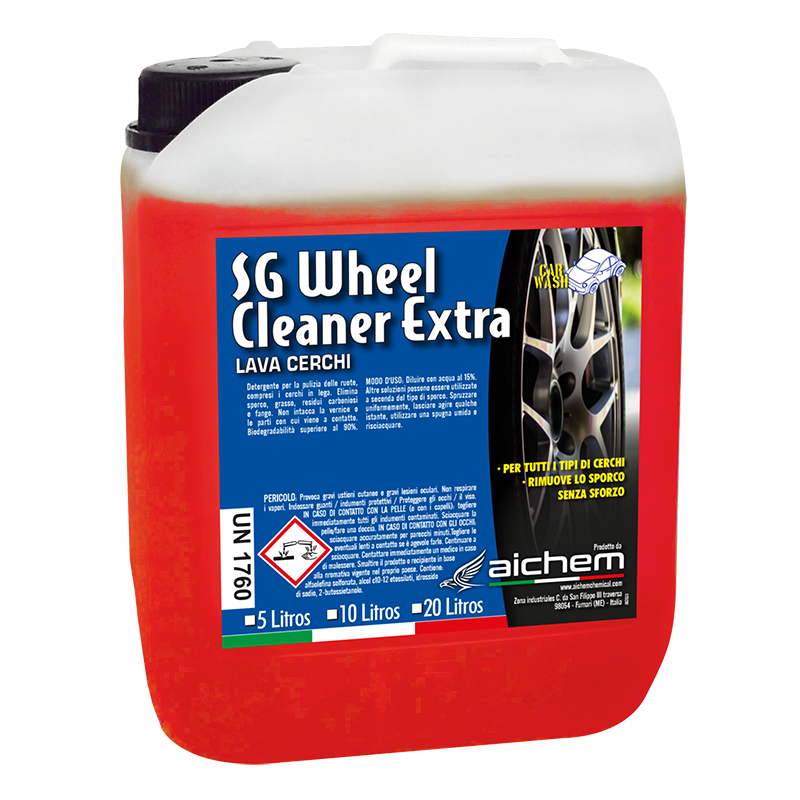SG WHEEL CLEANER EXTRA – Limpiador de Ruedas Extra Fuerte (Biodegradable +90%)