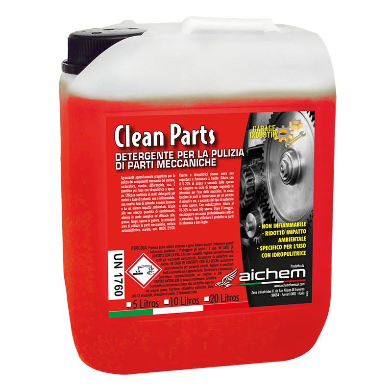 CLEAN PARTS – Desengrasante para Piezas Mecánicas (Sin Disolventes