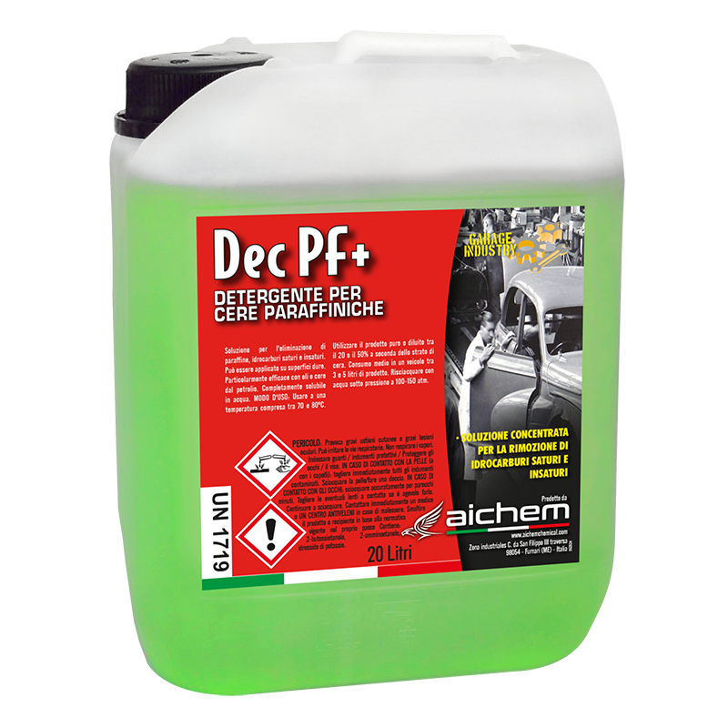 DEC PF+ – Detergente Eliminador de Parafinas y Ceras Petrolíferas (Soluble en Agua)