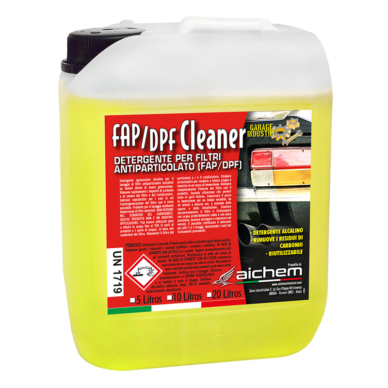 FAP / DPF CLEANER – Limpiador por Inmersión para Filtros Antipartículas (DPF) y Catalizadores