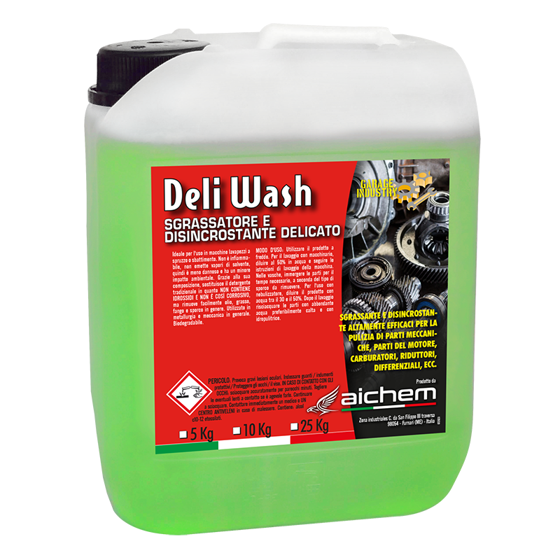 DELI WASH – Desengrasante Delicado para Piezas Mecánicas (No Inflamable