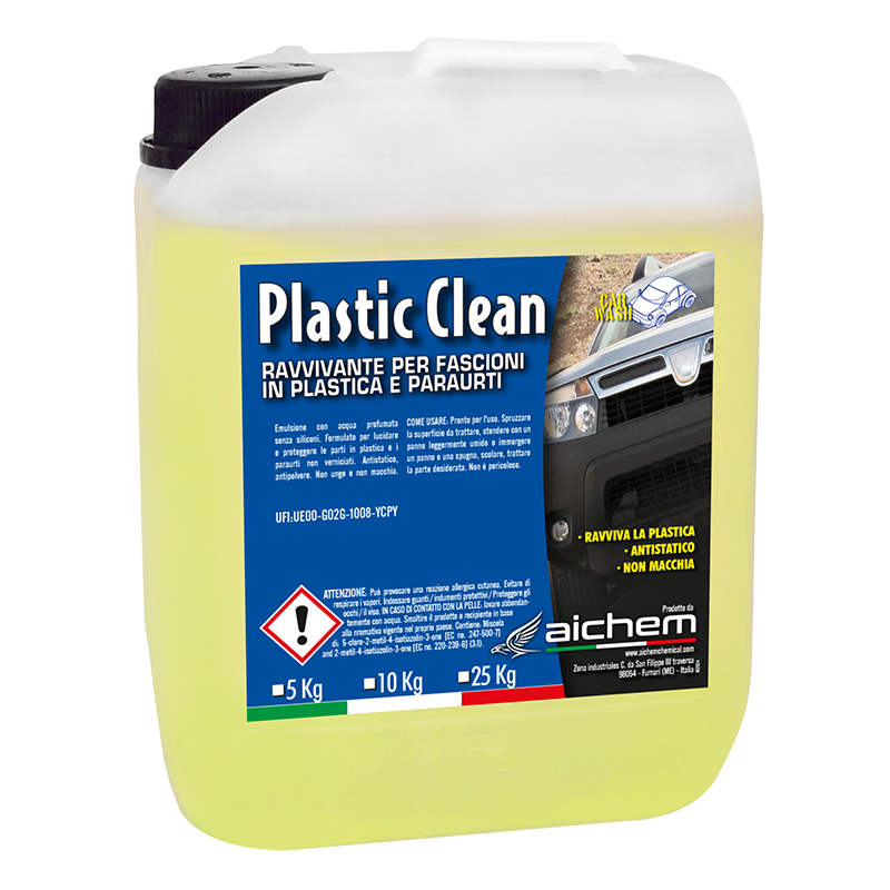 PLASTIC CLEAN – Revividor para Molduras y Parachoques de Plástico (Sin Silicona
