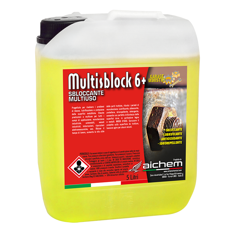 MULTIBLOCK 6+ – Aflojatodo Multiuso 6 en 1 (Lubrica