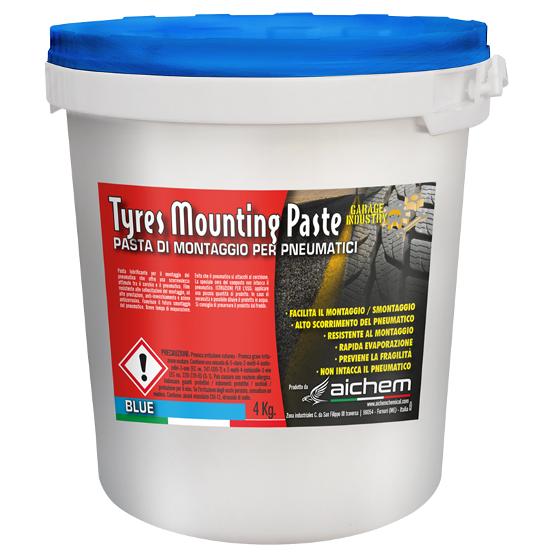 MOUNTING PASTE BLUE – Pasta de Montaje Azul para Neumáticos (Runflat y Moto