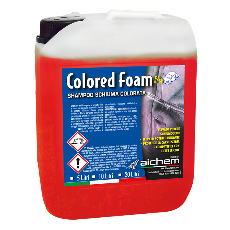 COLORED FOAM – Champú Espumógeno Coloreado Tri-Foam (Espuma Azul o Roja)