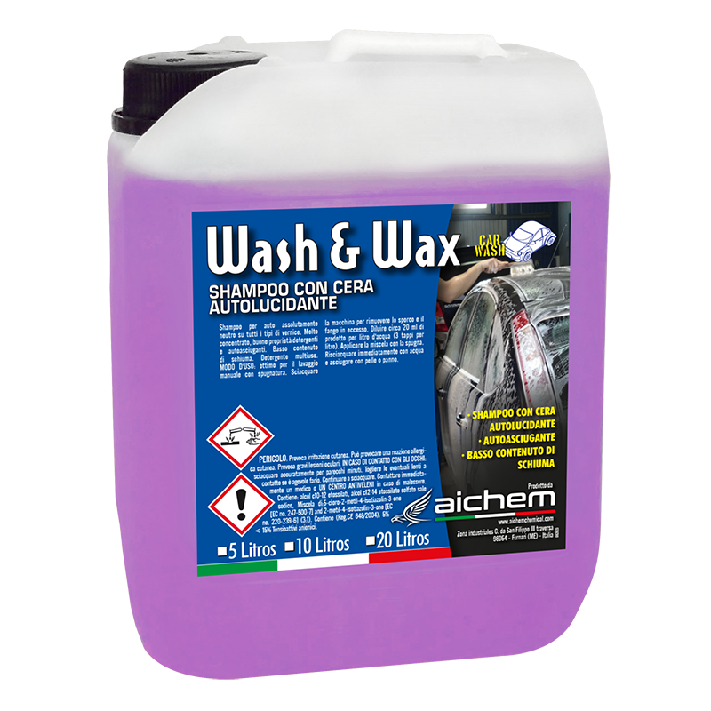 WASH & WAX – Champú con Cera Profesional (Neutro