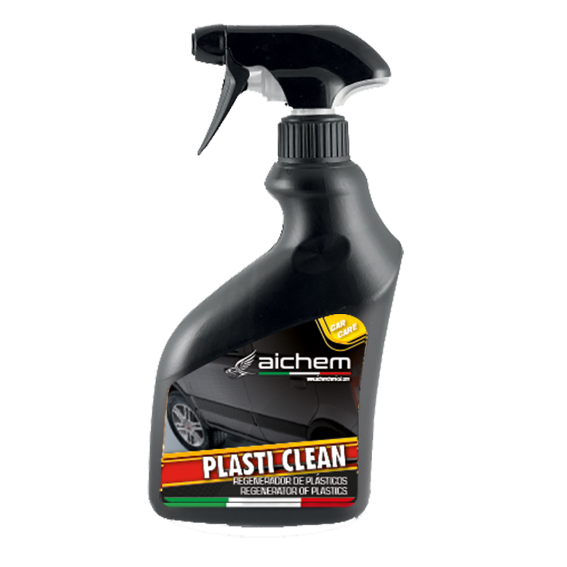 PLASTIC CLEAN – Revividor Profesional con Silicona para Plásticos No Pintados (Antiestático