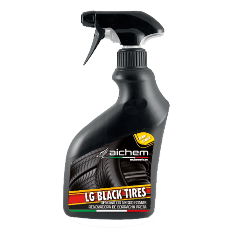LG BLACK TIRES – Negro Gomas Profesional (Revive y Da Brillo a Neumáticos)
