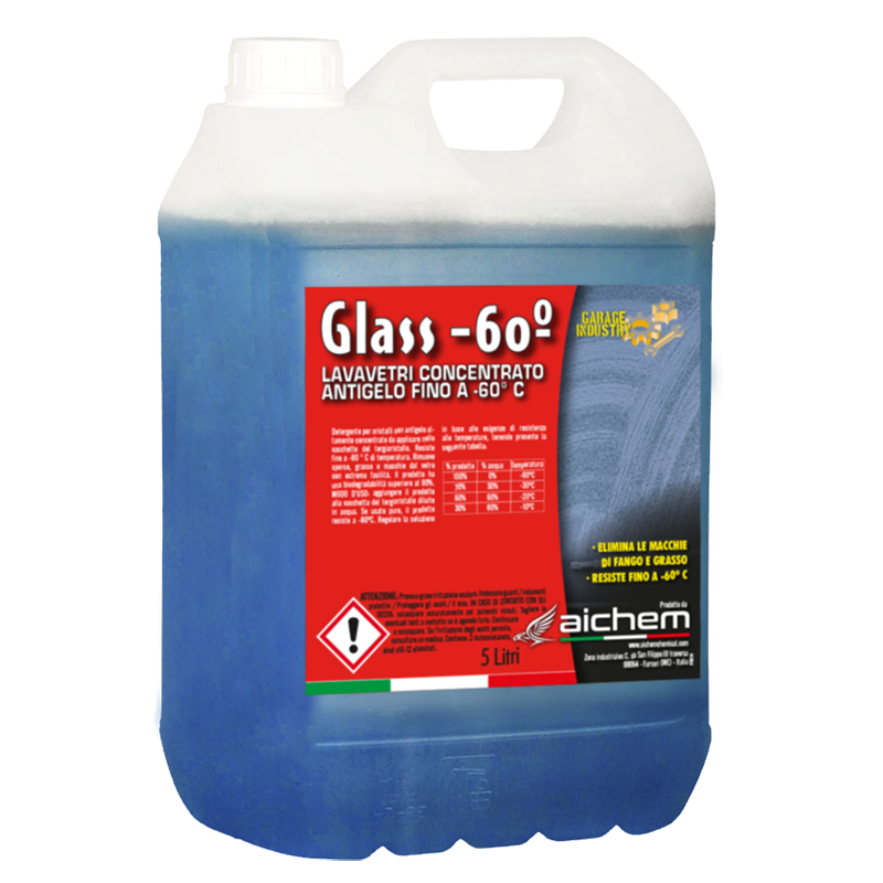 GLASS -60° – Lavaparabrisas Anticongelante Concentrado (Antical